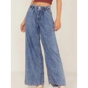 We the Free- Super Sweeper Wide Leg Jeans